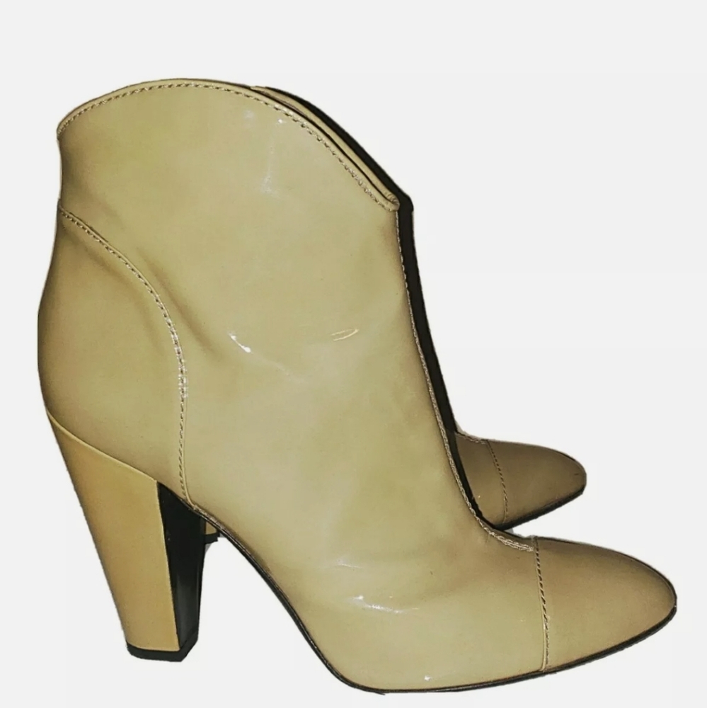 BURBERRY Mod Vintage Patent Leather Boots 40 10